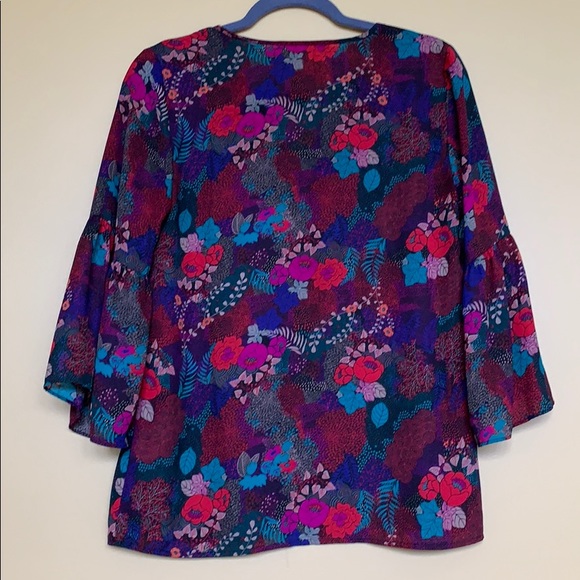 Fall Floral Blouse - Picture 3 of 7